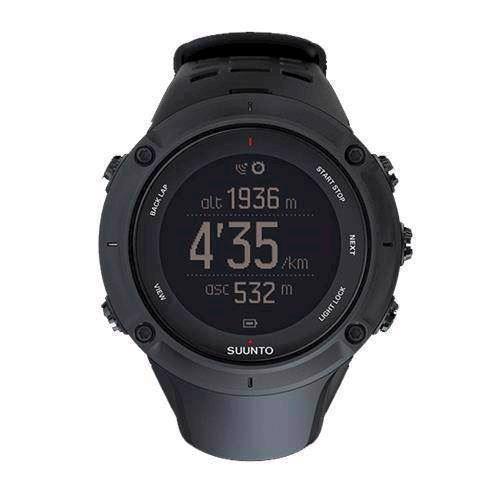 Image of Ambit3 Peak Sort plast med stål krans quartz multifunktion Herre ur fra Suunto, SS020677000